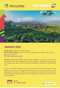 Convocatoria Biofach 2023